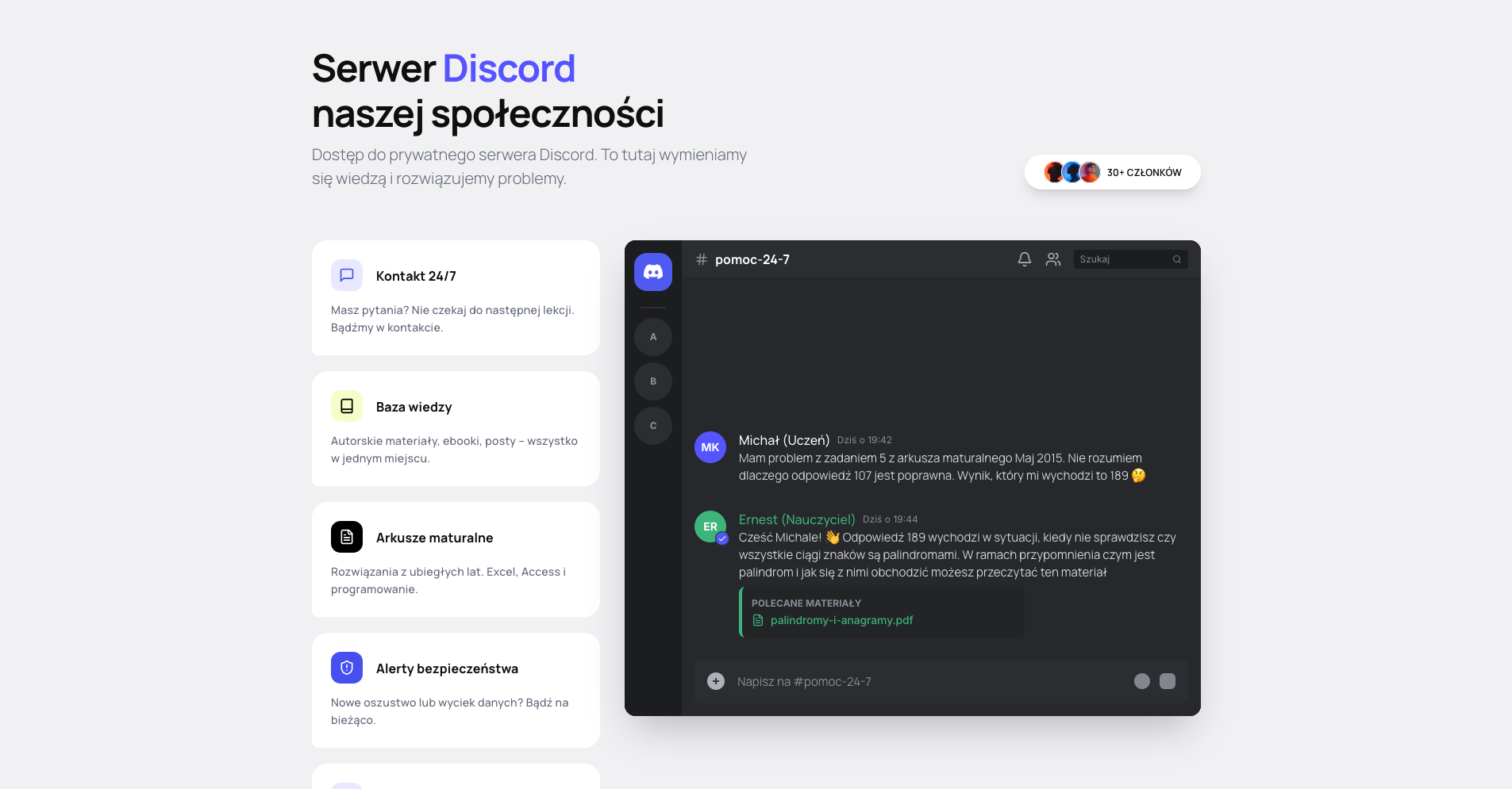 Discord community